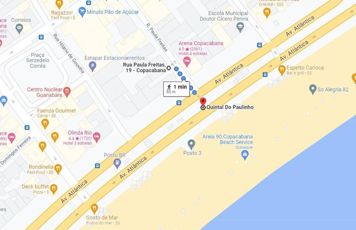 ריו דה ז'ניירו Pf12 - Studio A 1 Minuto Da Praia De Copacabana מראה חיצוני תמונה